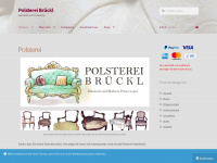 polsterei-brueckl.com Webseite Vorschau