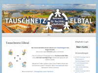 tauschnetz-elbtal.de Webseite Vorschau
