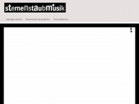 sternenstaubmusik.de Webseite Vorschau