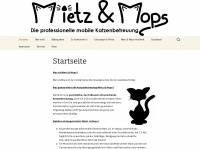 mietz-mops.de Webseite Vorschau