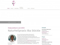 naturheilpraxis-ilkastoeckle.de Webseite Vorschau
