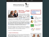 blitz-scheidung.com Webseite Vorschau
