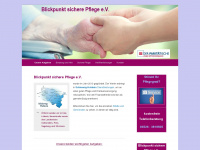 blickpunkt-sichere-pflege.de Webseite Vorschau