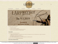 larpwerker-convention.de Webseite Vorschau