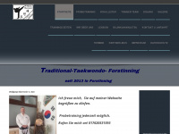 taekwondo-forstinning.com Webseite Vorschau