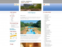 hotel-sigiriya.de Webseite Vorschau