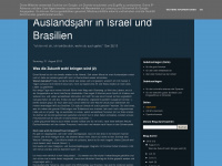 israelbrasilien.blogspot.com Webseite Vorschau