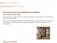 lehmbau-hepperle.de Webseite Vorschau