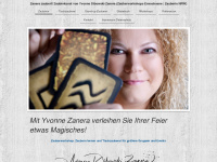 zanera-zaubert.de Webseite Vorschau