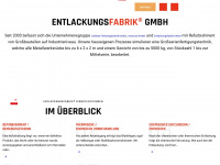 entlackungsfabrik.de Webseite Vorschau