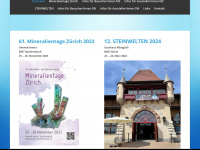 mineralienmessen.ch Webseite Vorschau