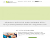privatklinik-wehrle-diakonissen.at Webseite Vorschau