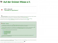aufdergrünenwiese.de Webseite Vorschau