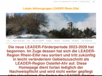 leader-rhein-eifel.de Webseite Vorschau