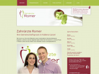zahnaerzte-romer.de Webseite Vorschau