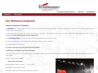 widmanns-kabarett.de Webseite Vorschau