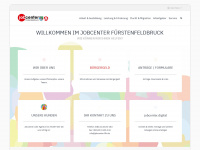 jobcenter-ffb.de Webseite Vorschau
