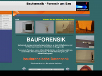 bauforensik.de Webseite Vorschau