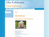 trauerbegleitung-kohlmeyer.de Webseite Vorschau