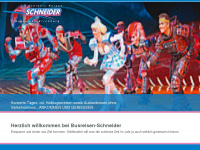busreisen-schneider.ch Webseite Vorschau