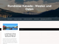 rundreisekanada.net Webseite Vorschau