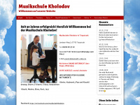 musikschulekholodov.de Webseite Vorschau