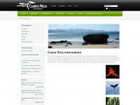 costarica-information.com Webseite Vorschau