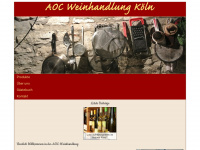 aoc-weinhandlung-koeln.de Webseite Vorschau