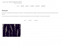 juliaschumacher.com Webseite Vorschau