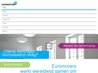 euromovers.nl Webseite Vorschau