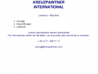 kreuzpaintner.com Webseite Vorschau