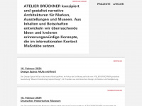 atelier-brueckner.com Webseite Vorschau
