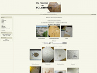 solnhofen-fossilienatlas.de Webseite Vorschau
