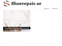 shoerepair.se Webseite Vorschau