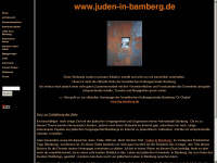 juden-in-bamberg.de Webseite Vorschau