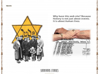 holocaustsurvivors.org Webseite Vorschau