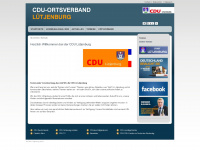 cdu-luetjenburg.de Webseite Vorschau