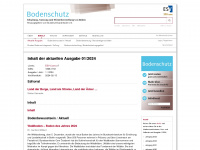 bodenschutzdigital.de Webseite Vorschau