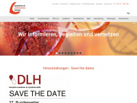 lymphome.ch Webseite Vorschau