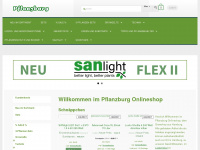 pflanzburg.de Webseite Vorschau
