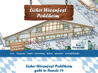 licher-wiesnfest.de Webseite Vorschau