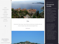 provence-guide.de Webseite Vorschau