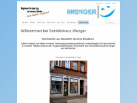 sanitaetshaus-wenger.de Webseite Vorschau