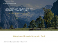 gaestehaushelga.at Webseite Vorschau