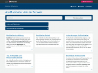 buchhalter-jobs.ch Webseite Vorschau
