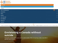 suicideprevention.ca Webseite Vorschau