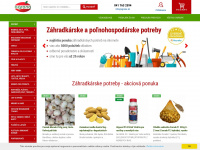 agrona.sk Webseite Vorschau