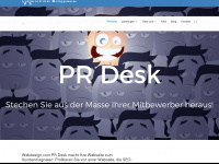 prdesk.de Webseite Vorschau