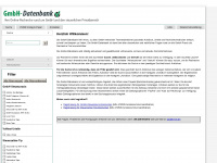 gmbh-datenbank.de Webseite Vorschau