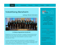 vokalklang-bensheim.de Webseite Vorschau